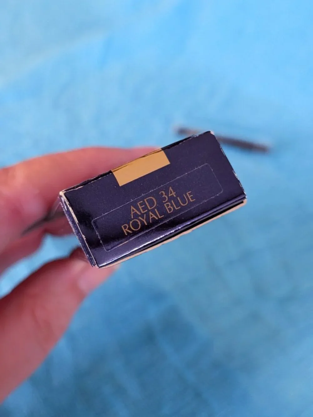 Estee Lauder Automatic Eye Pencil Duo with Brush and 1 Refill Royal Blue #34